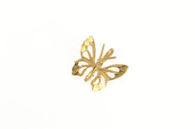 Load image into Gallery viewer, 14K Diamond Cut Butterfly Change Symbol Pendant Yellow Gold