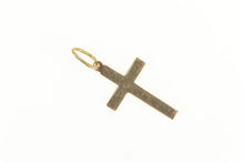 Load image into Gallery viewer, 14K Classic Cross Christian Faith Symbol Pendant Yellow Gold