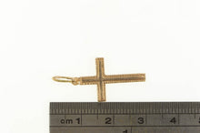 Load image into Gallery viewer, 14K Classic Cross Christian Faith Symbol Pendant Yellow Gold