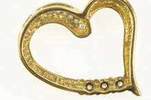 Load image into Gallery viewer, 10K Curvy Heart Love Symbol Classic Romantic Pendant Yellow Gold