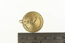Load image into Gallery viewer, 14K Aquarius Water Bearer Astrology Zodiac Sign Charm/Pendant Yellow Gold