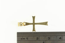 Load image into Gallery viewer, 14K Christian Faith Simple Cross Symbol Pendant Yellow Gold