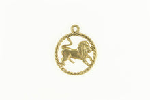Load image into Gallery viewer, 14K Leo Lion Astrology Zodiac Sign Symbol Charm/Pendant Yellow Gold