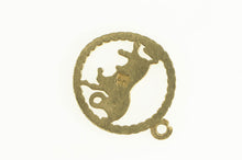 Load image into Gallery viewer, 14K Taurus Bull Astrology Zodiac Sign Symbol Charm/Pendant Yellow Gold