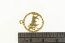 Load image into Gallery viewer, 14K Taurus Bull Astrology Zodiac Sign Symbol Charm/Pendant Yellow Gold