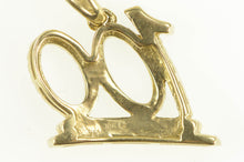 Load image into Gallery viewer, 10K 0.25 Ctw Diamond 100 Percent Symbol Charm/Pendant Yellow Gold