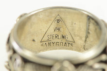 Load image into Gallery viewer, Sterling Silver Native American VHC Manygoats Navajo Ring