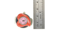 Load image into Gallery viewer, Stainless Steel Retro Red Enamel Heart Unique Watch Ring