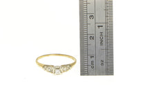 Load image into Gallery viewer, 14K 1940&#39;s Classic Diamond Three Stone Promise Ring Yellow Gold