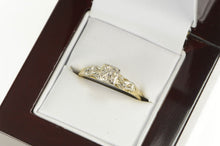 Load image into Gallery viewer, 14K 1940&#39;s Three Stone Diamond Vintage Promise Ring Yellow Gold