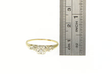 Load image into Gallery viewer, 14K 1940&#39;s Three Stone Diamond Vintage Promise Ring Yellow Gold