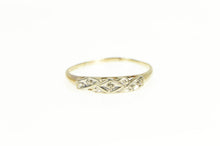Load image into Gallery viewer, 14K Classic Diamond 1940&#39;s Wedding Band Ring Yellow Gold