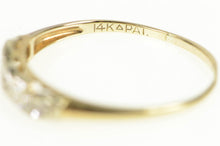Load image into Gallery viewer, 14K Classic Diamond 1940&#39;s Wedding Band Ring Yellow Gold