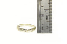 Load image into Gallery viewer, 14K 1950&#39;s Diamond Flush Inset Rounded Band Ring White Gold