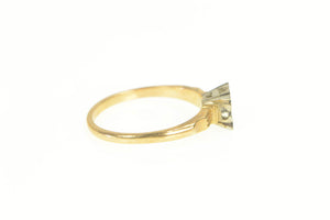 14K 4.8mm VNOS 1950's Engagement Setting Ring Yellow Gold