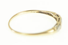 Load image into Gallery viewer, 14K 1950&#39;s Two Tone Retro Pattern Wedding Band Ring Yellow Gold