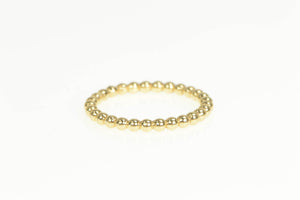 14K Pandora Eternal Clouds Designer Stackable Ring Yellow Gold