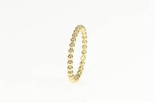 Load image into Gallery viewer, 14K Pandora Eternal Clouds Designer Stackable Ring Yellow Gold