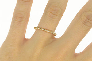 14K Pandora Eternal Clouds Designer Stackable Ring Yellow Gold