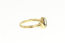 Load image into Gallery viewer, 14K Oval Ammolite Bypass Rainbow Statement Ring Yellow Gold