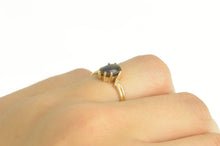 Load image into Gallery viewer, 14K Oval Ammolite Bypass Rainbow Statement Ring Yellow Gold