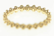 Load image into Gallery viewer, 14K Pandora Floral Elegance Flower Eternity Band Ring Yellow Gold