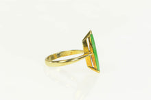 Load image into Gallery viewer, 18K Marquise Navette Jadeite 1960&#39;s Vintage Ring Yellow Gold