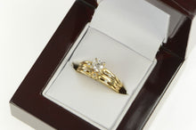 Load image into Gallery viewer, 18K 0.54 Ctw Diamond Engagement Bridal Set Ring Yellow Gold