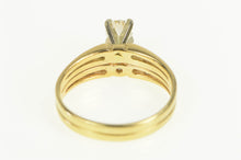 Load image into Gallery viewer, 18K 0.54 Ctw Diamond Engagement Bridal Set Ring Yellow Gold