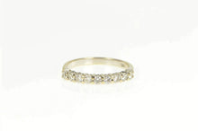 Load image into Gallery viewer, 18K 0.50 Ctw Diamond Classic Wedding Band Ring White Gold