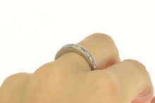 Load image into Gallery viewer, Platinum 1.00 Ctw Diamond Channel Wedding Band Ring