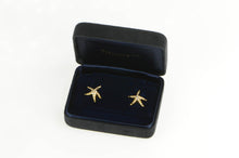 Load image into Gallery viewer, 18K Tiffany &amp; Co. Diamond Elsa Peretti Starfish Earrings Yellow Gold