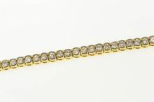 Load image into Gallery viewer, 14K 3.60 Ctw Diamond Classic Vintage Tennis Bracelet 7.25 Yellow Gold