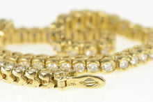 Load image into Gallery viewer, 14K 3.60 Ctw Diamond Classic Vintage Tennis Bracelet 7.25 Yellow Gold