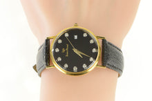 Load image into Gallery viewer, 14K Lucien Piccard Quartz Diamond Dial Men&#39;s Watch