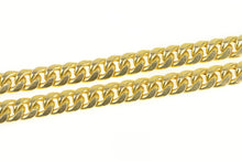 Load image into Gallery viewer, 10K 11.2mm Curb Chain Thick Heavy Link Necklace 23.75&quot; Yellow Gold