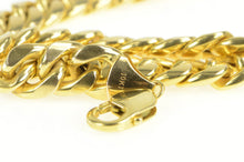 Load image into Gallery viewer, 10K 11.2mm Curb Chain Thick Heavy Link Necklace 23.75&quot; Yellow Gold