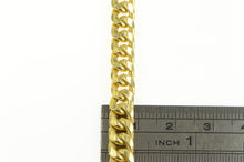 Load image into Gallery viewer, 10K 6.6mm Classic Curb Link Heavy Thick Chain Necklace 24&quot; Yellow Gold
