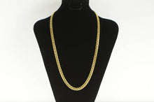 Load image into Gallery viewer, 10K 6.6mm Classic Curb Link Heavy Thick Chain Necklace 24&quot; Yellow Gold