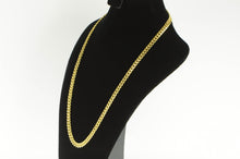 Load image into Gallery viewer, 10K 6.6mm Classic Curb Link Heavy Thick Chain Necklace 24&quot; Yellow Gold