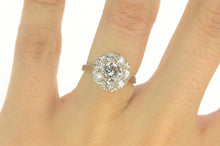 Load image into Gallery viewer, 14K 1.63 Ctw Art Deco Diamond Halo Engagement Ring White Gold