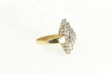 Load image into Gallery viewer, 14K 1.00 Ctw Diamond Layered Halo Cluster Ring Yellow Gold