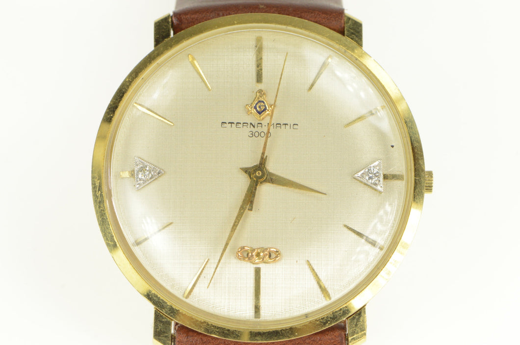 Eterna Matic Automatic Diamond Accent Men's Watch