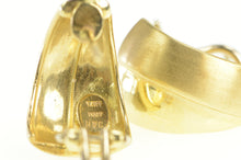Load image into Gallery viewer, 14K 1960&#39;s Vintage Geometric Curved Layered Bar Earrings Yellow Gold