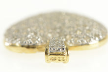 Load image into Gallery viewer, 10K 0.75 Ctw Pave Diamond Encrusted Heart Pendant White Gold