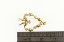 Load image into Gallery viewer, 14K Diamond Ornate Classic Heart Love Symbol Pendant Yellow Gold