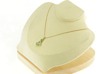 Load image into Gallery viewer, 18K Emerald Diamond Ornate Geometric Statement Pendant Yellow Gold