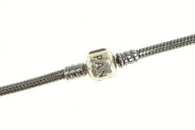 Load image into Gallery viewer, Sterling Silver Pandora Moments Designer Snake Charm Necklace 17.75&quot;