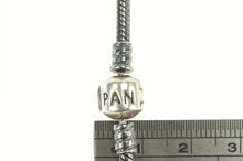 Load image into Gallery viewer, Sterling Silver Pandora Moments Designer Snake Charm Necklace 17.75&quot;