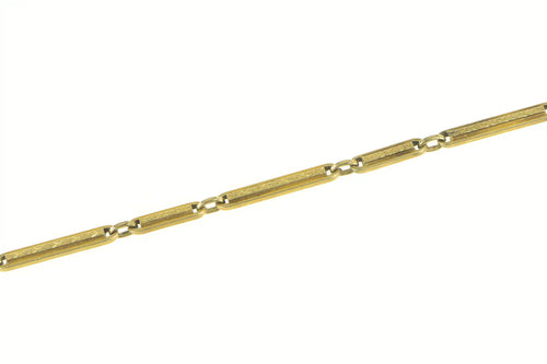 Gold Filled Art Deco Ornate Bar Steampunk Pocket Watch Chain 13